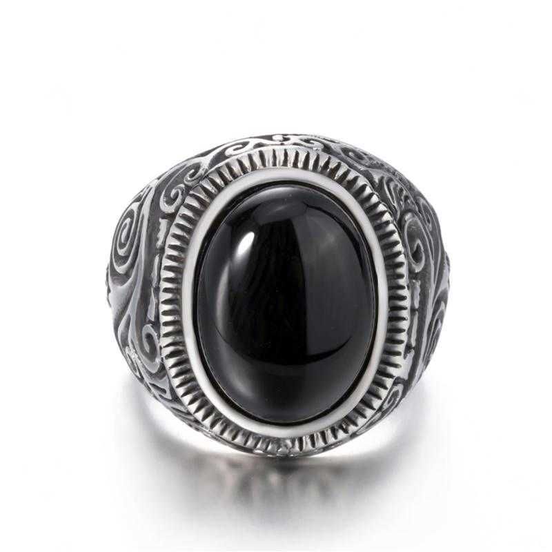 Silver Black Onyx