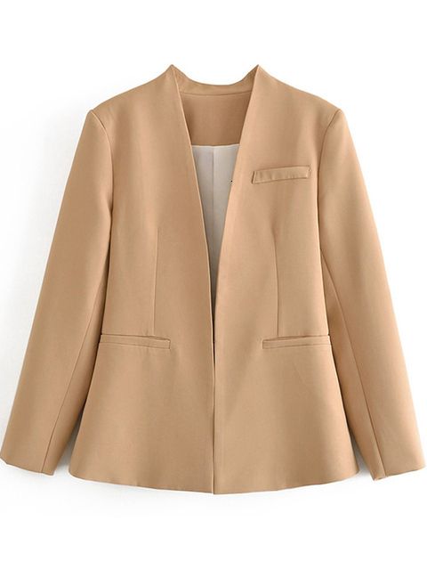 khaki blazer