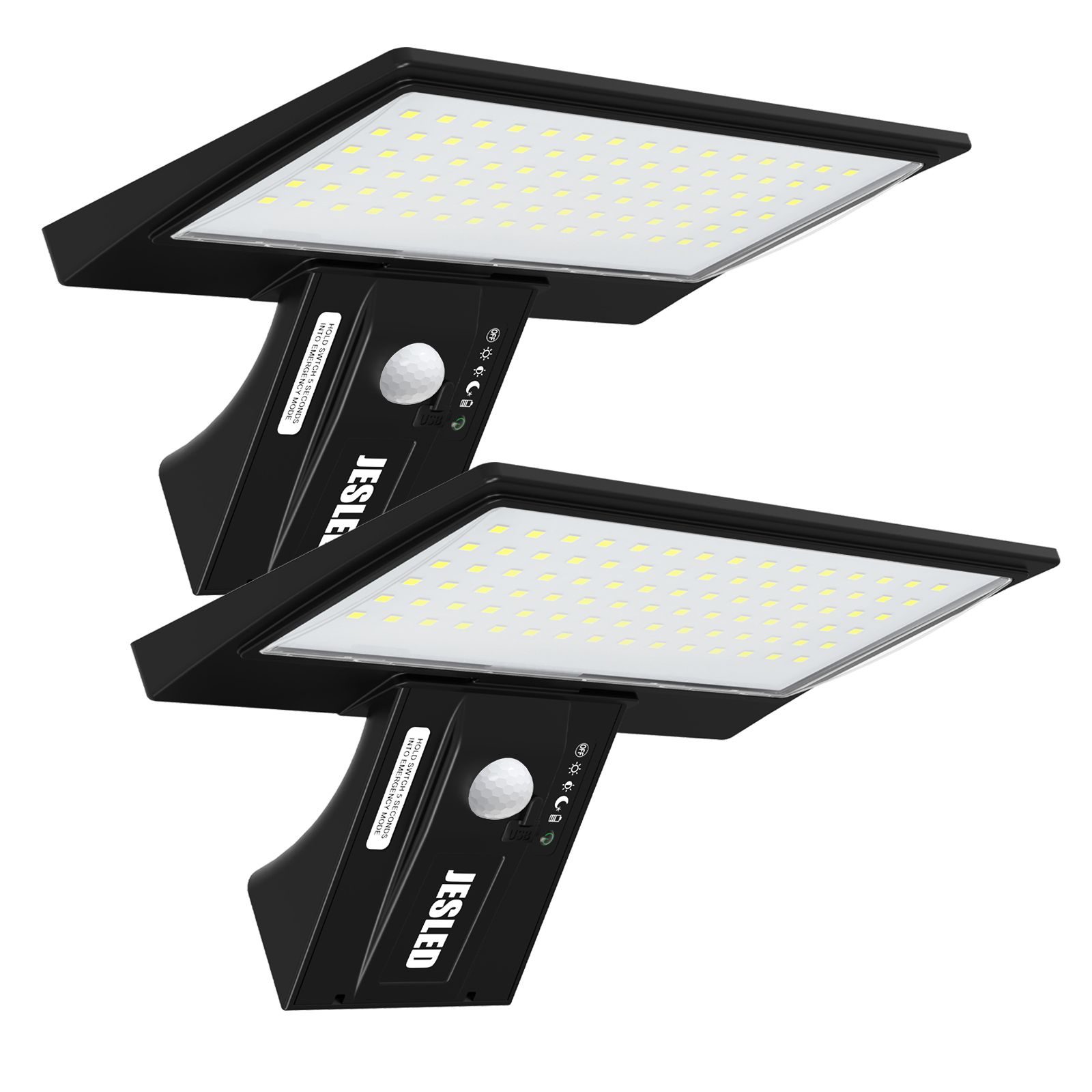 90LED Solarlicht 2p