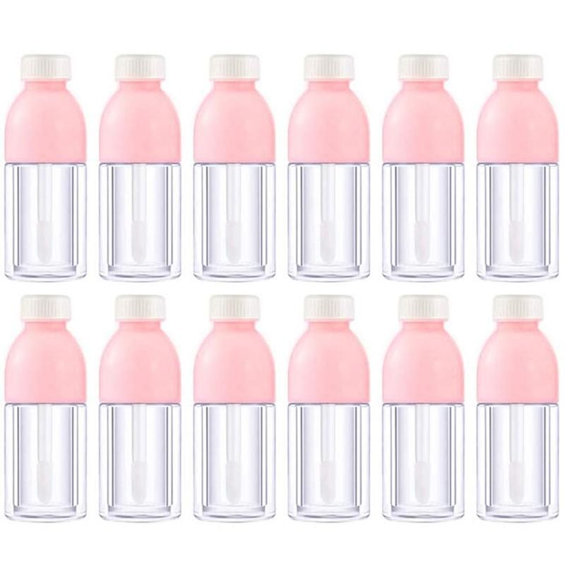 12個のピンクのプラスチック