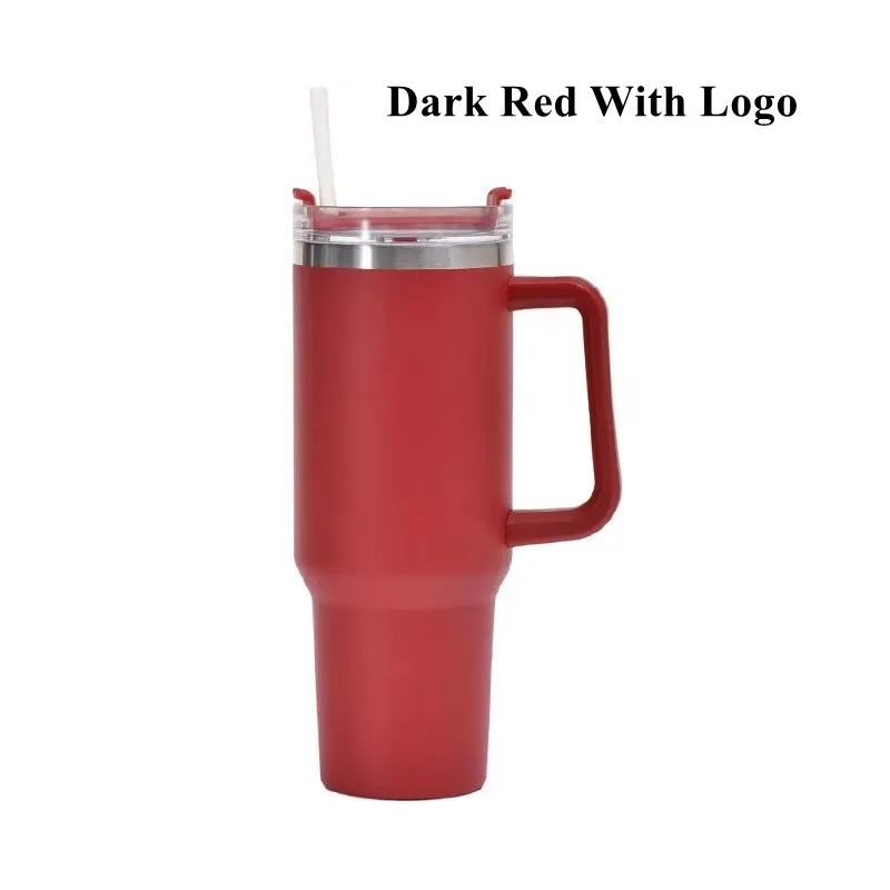 Rosso scuro con logo