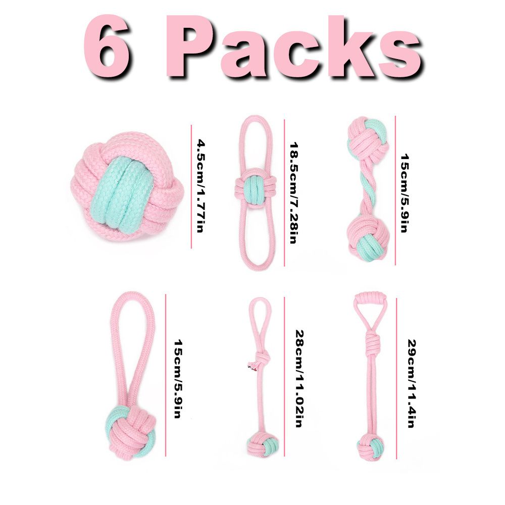 Pink 6pcs-As Picture