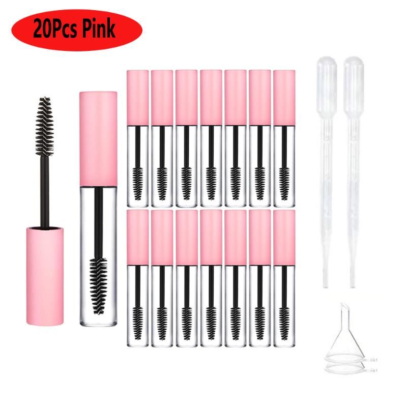 5 ml 20pcs różowy plastik