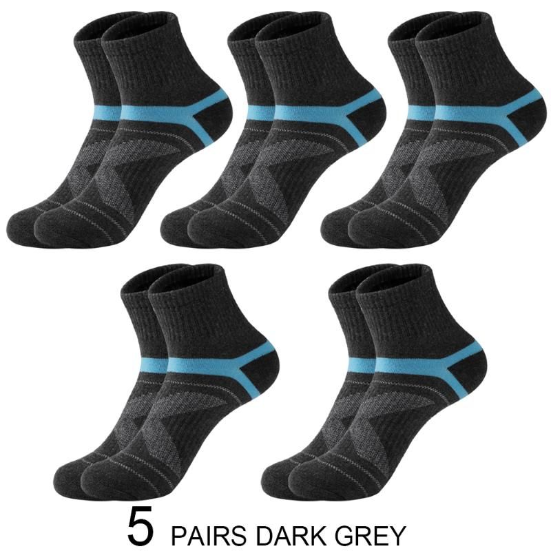 5 pairs dark grey