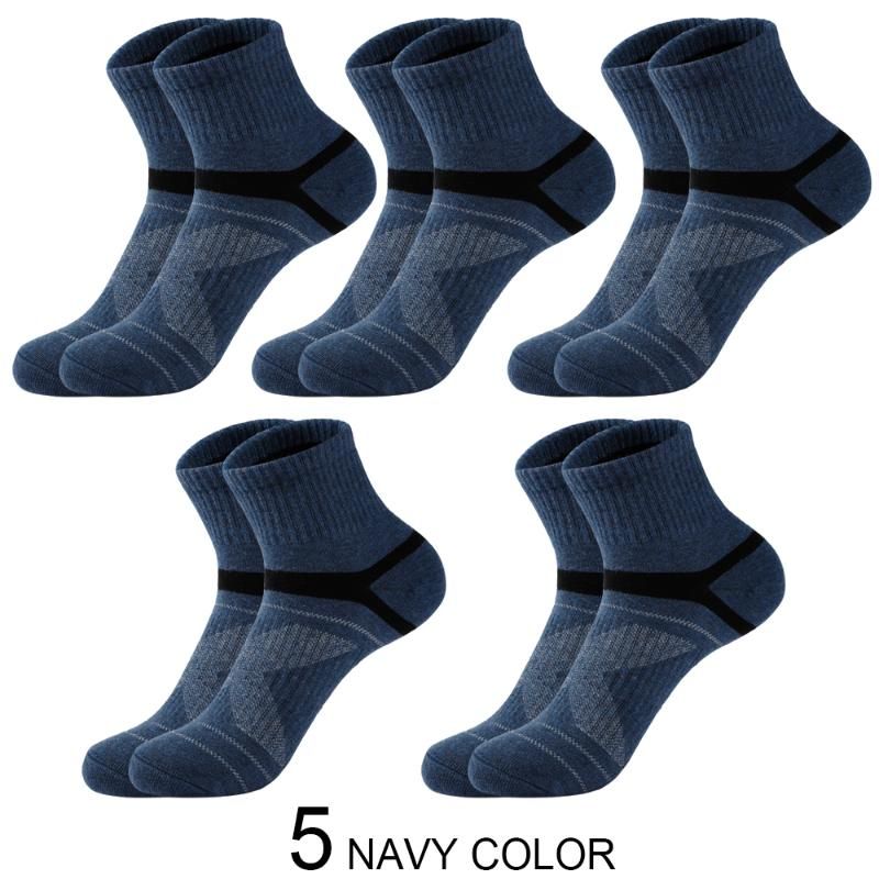 5 pairs navy color