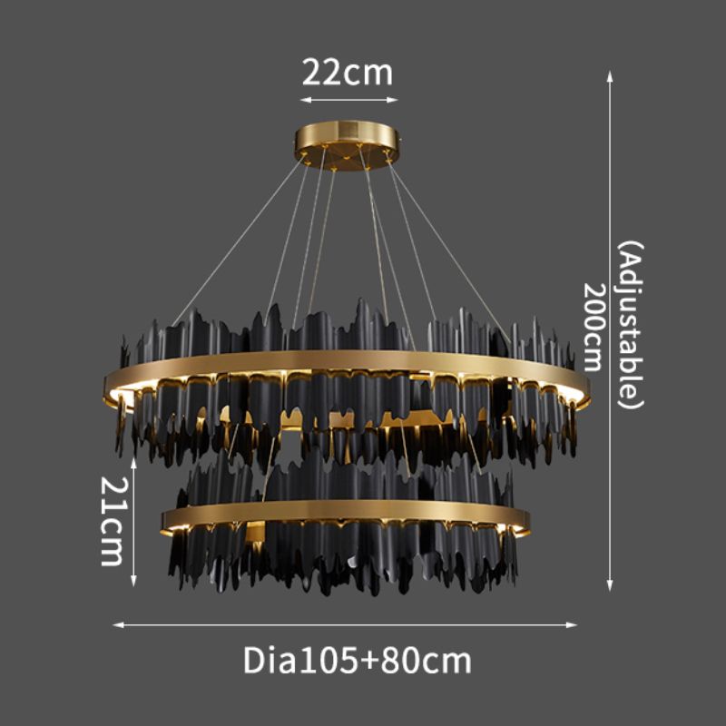 DIA105X80cm (zwart) SPEPLOSS DIMMING