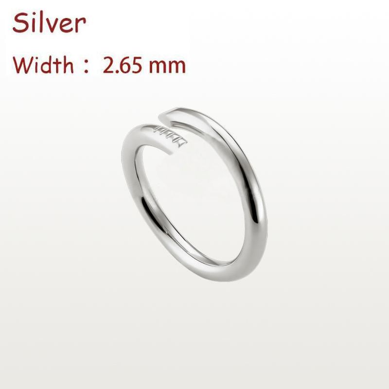 Silver -nail Ring