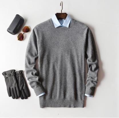 o-neck dark gray