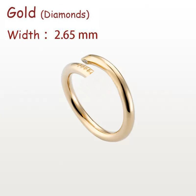 Gold -Nail Ring (Diamonds)