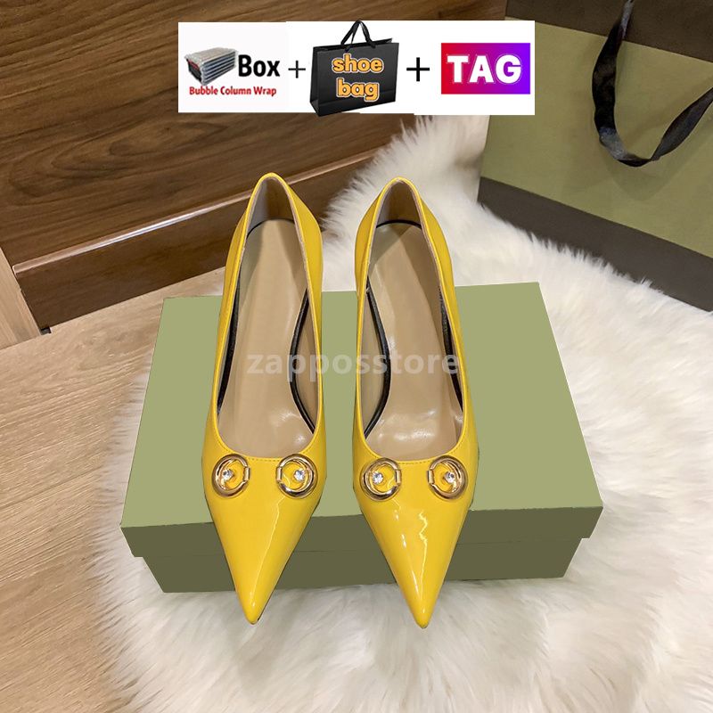 03-yellow 8cm heel height