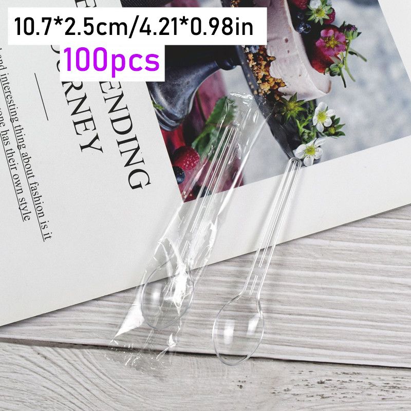 Transparent 10,7 cm-med förpackning