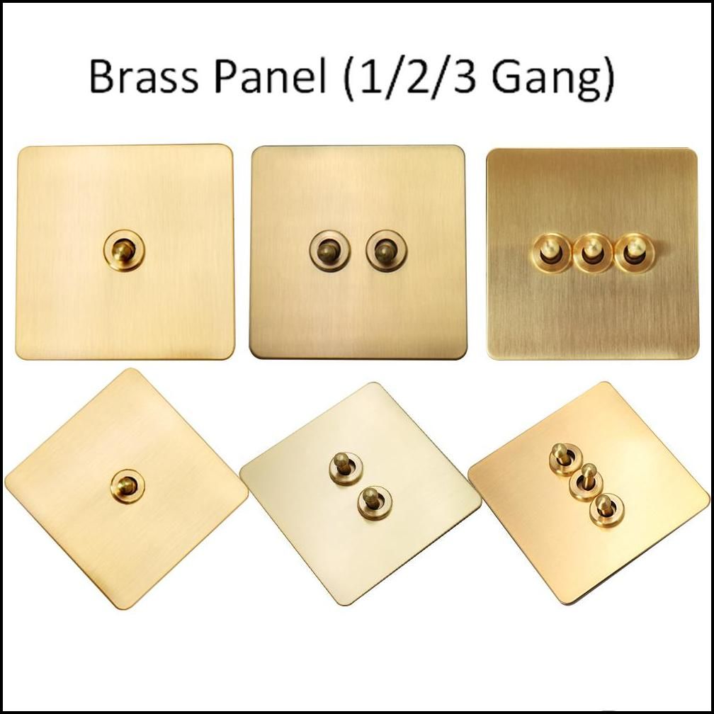 Brass Panel-3-Gang