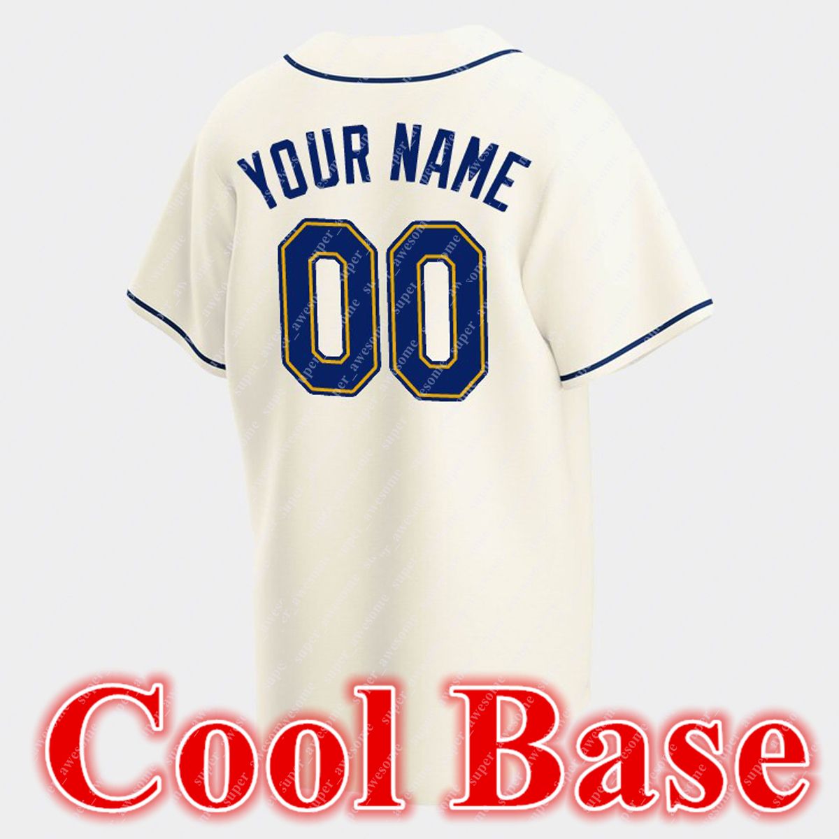 Cream Cool Base With Sleeve Patch