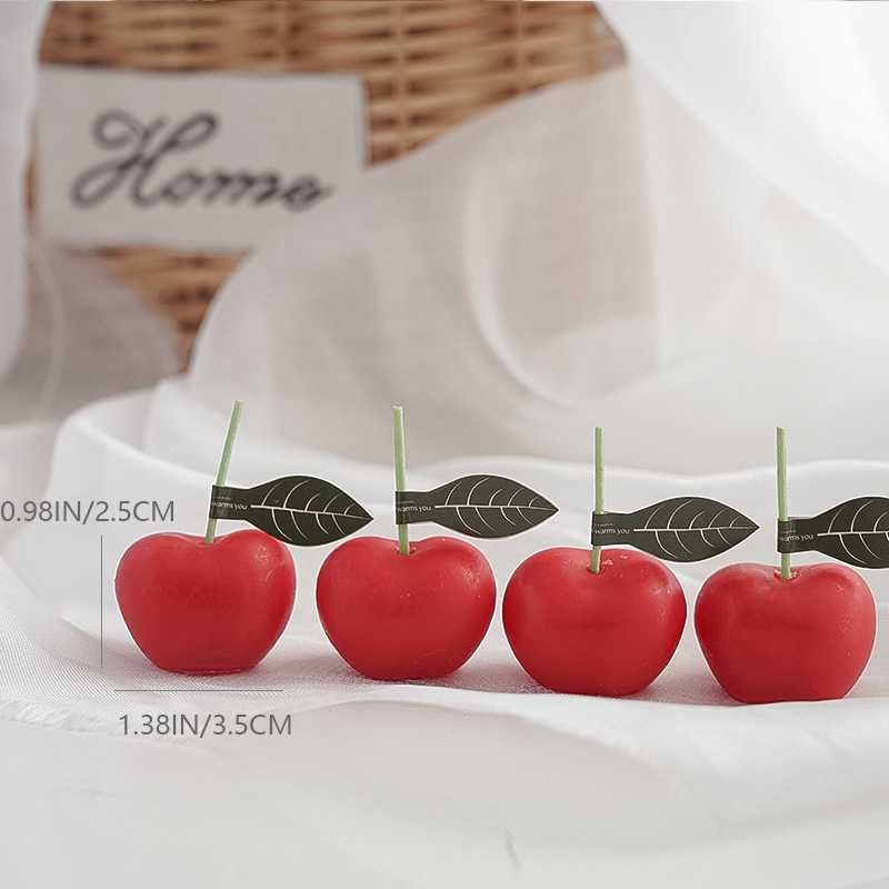 Cherries-4PC-RED