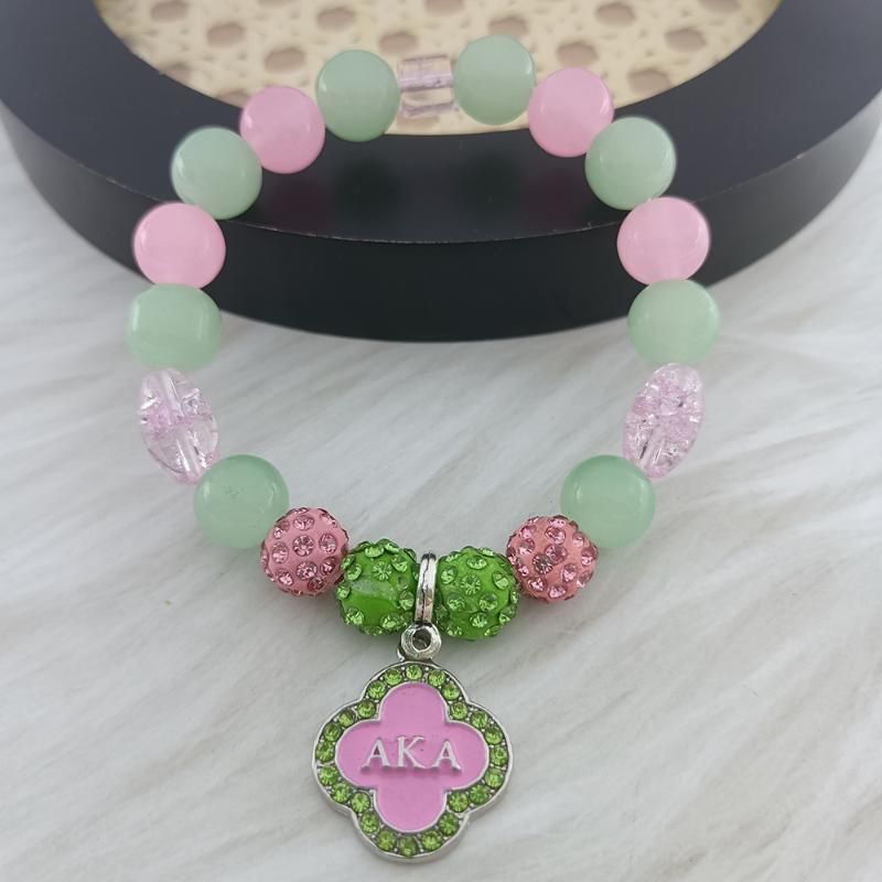 Chine rose et verte