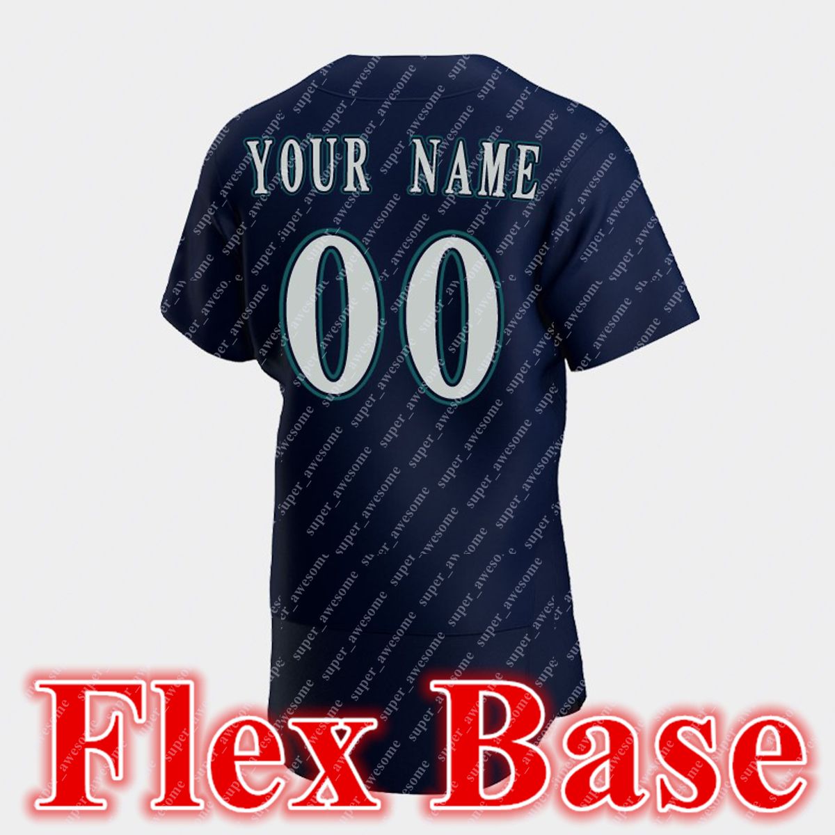 Navy Flex Base met mouwpatch