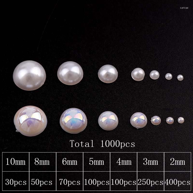 Flat Back Pearls (10mm) - 100pcs