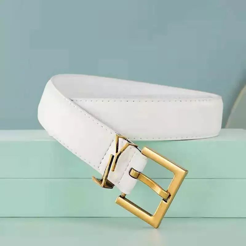 Gold Buckle + White Belt