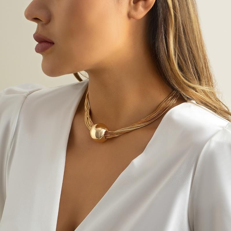 gold necklace