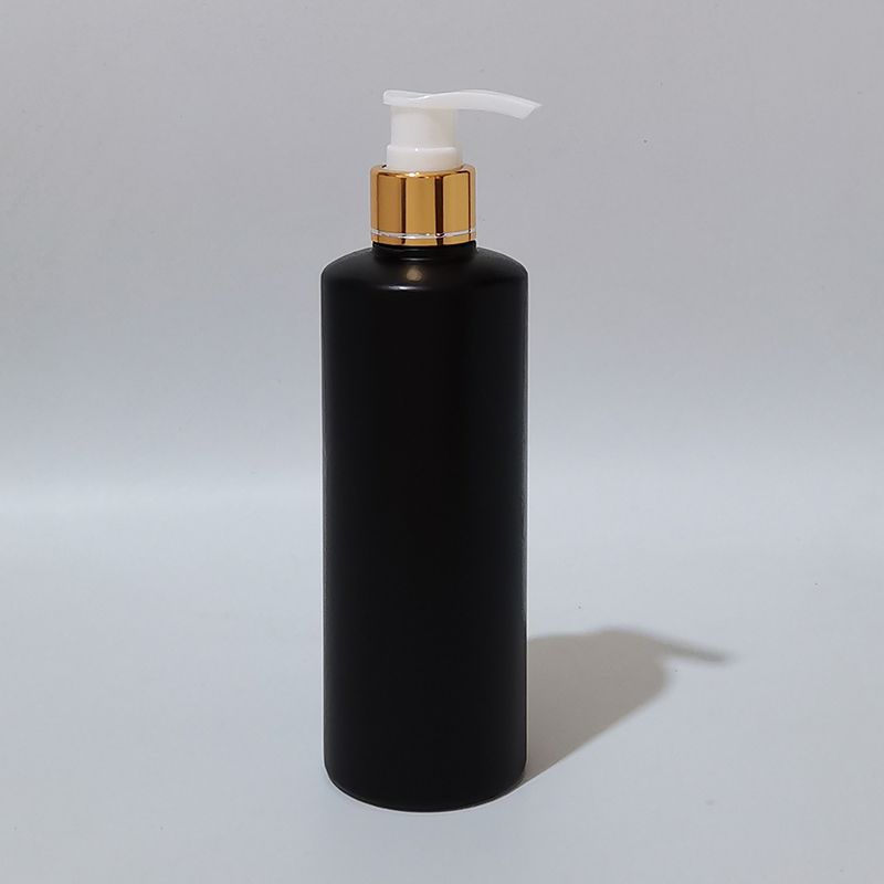 300ml black gold white HDPE