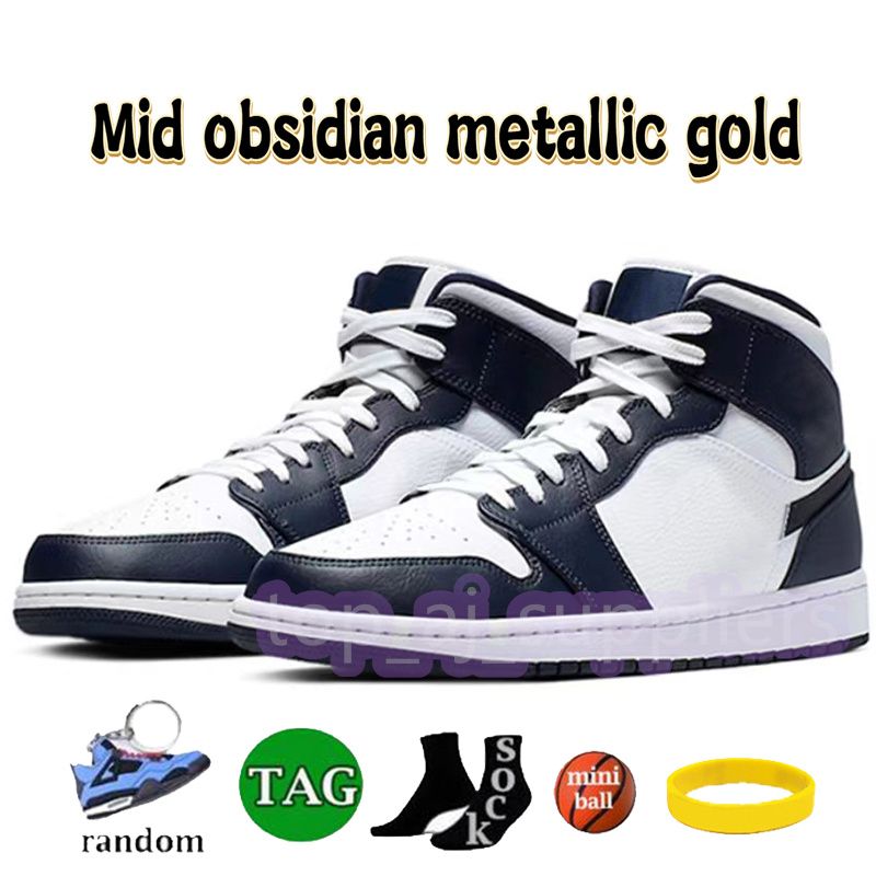 11 Mid Obsidian Metallic Gold