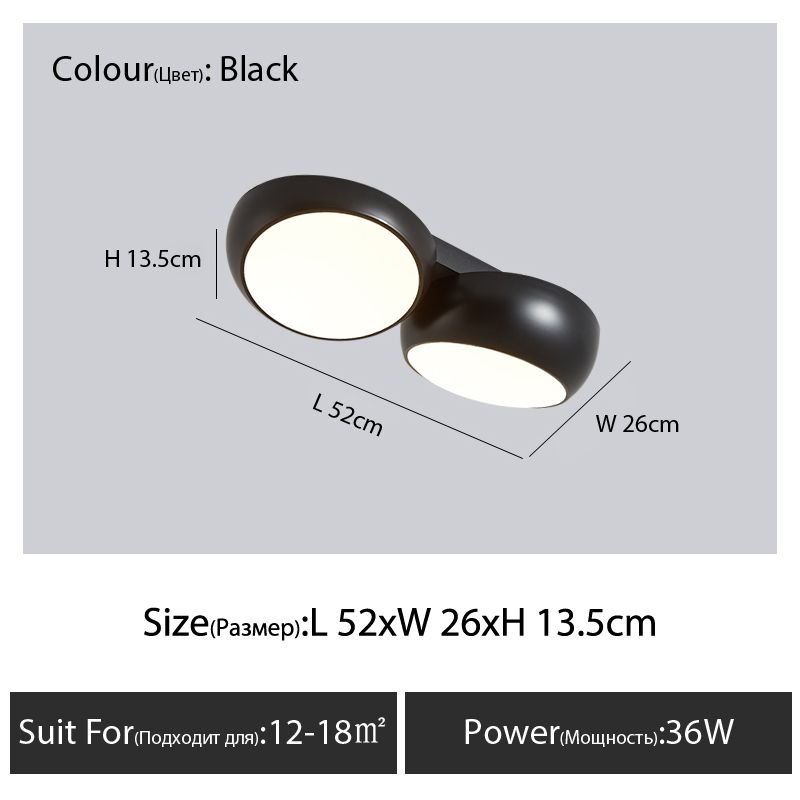 Black 2 t￪tes 3 couleurs lumi￨res