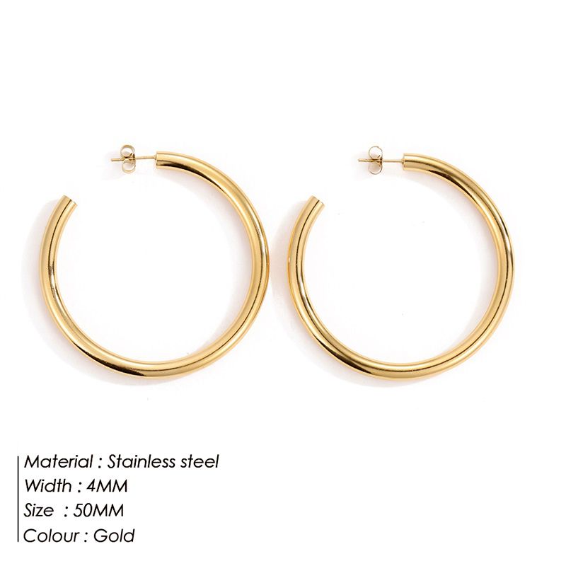 Hoop 50mm Goldfarbe