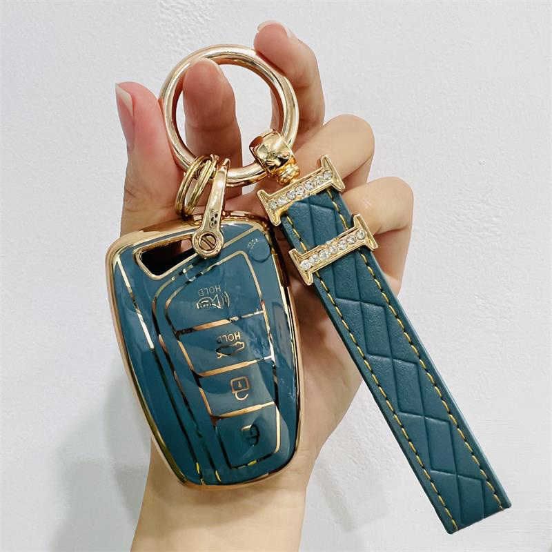 Grå H Keychain