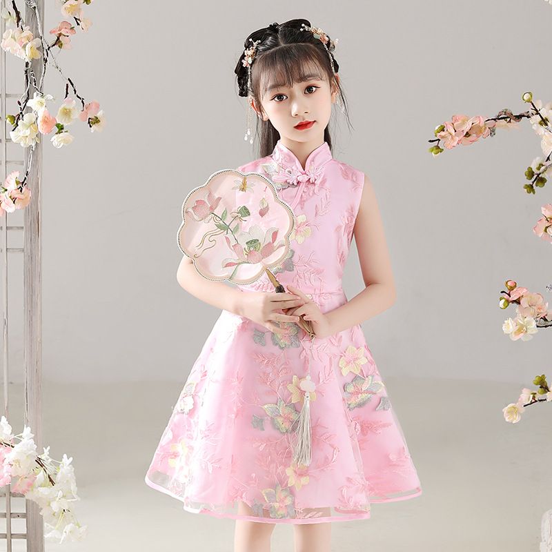 pink qipao dress 110