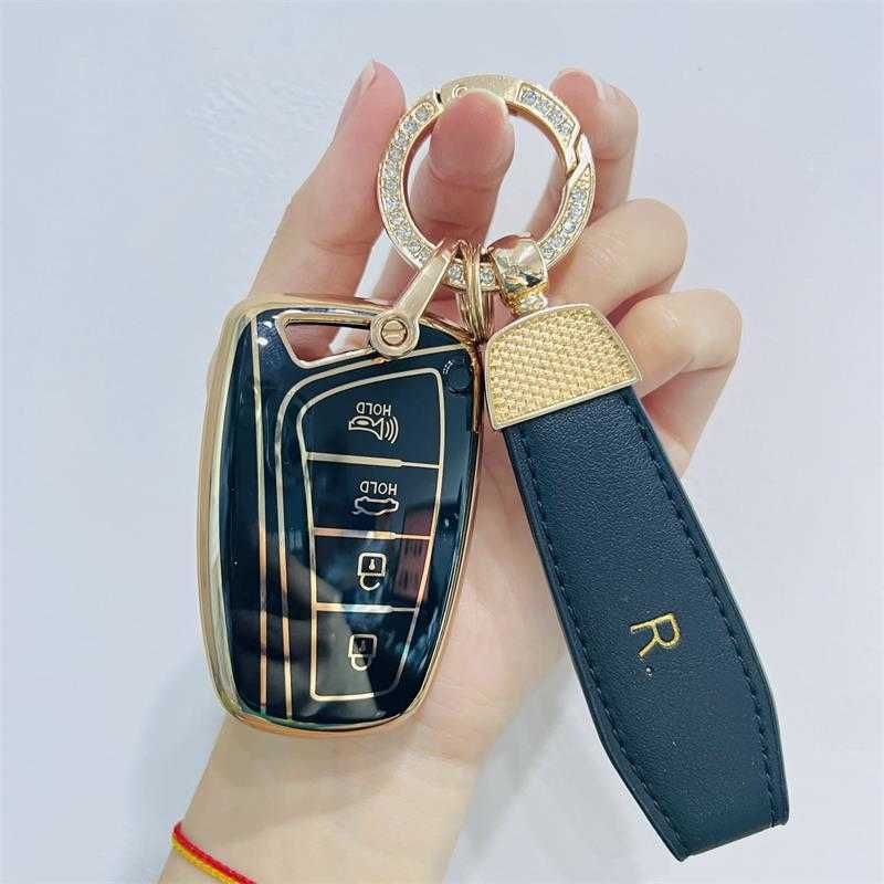 Black r Keychain