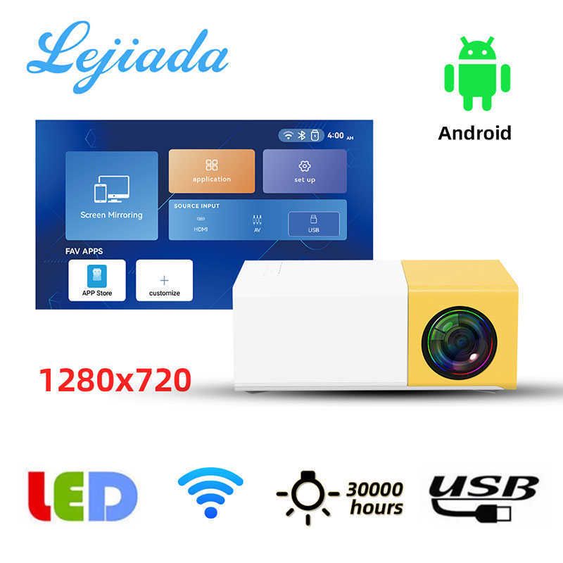 Proyectores Nuevos YG300 Plus Android System Portable Mini Proyector  1280x720 Resolución Soporte WiFi Bluetooth Multimedia Video Reproductor  R230306 De 86,63 € | DHgate