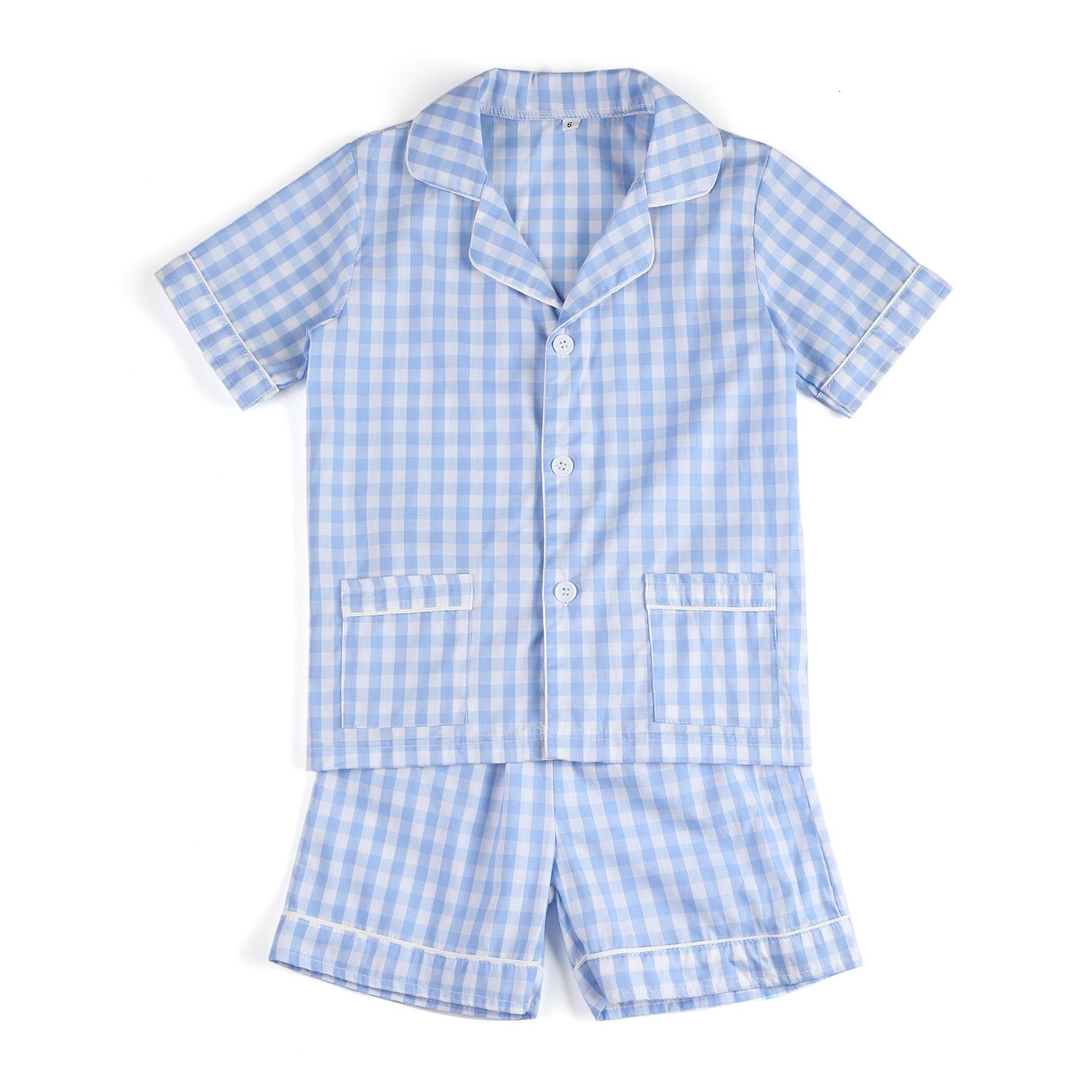 Jungen blau Plaid