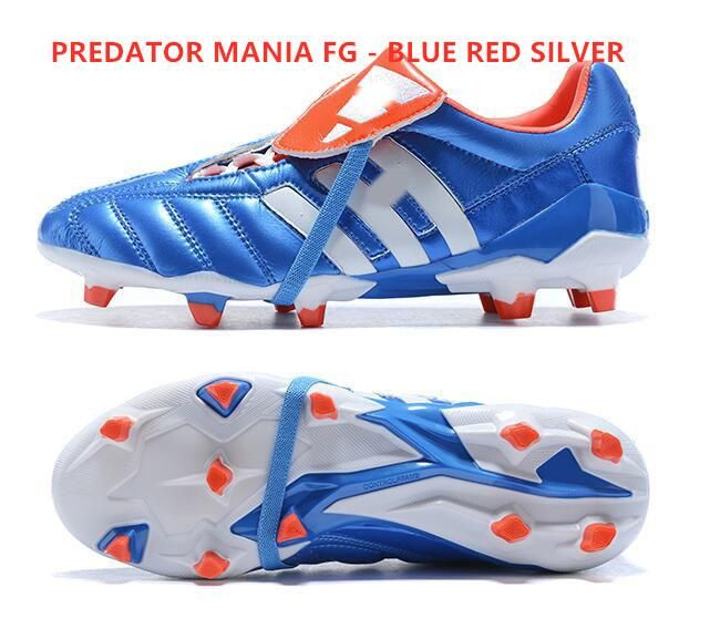 Predator Mania FG - Mavi Kırmızı Gümüş