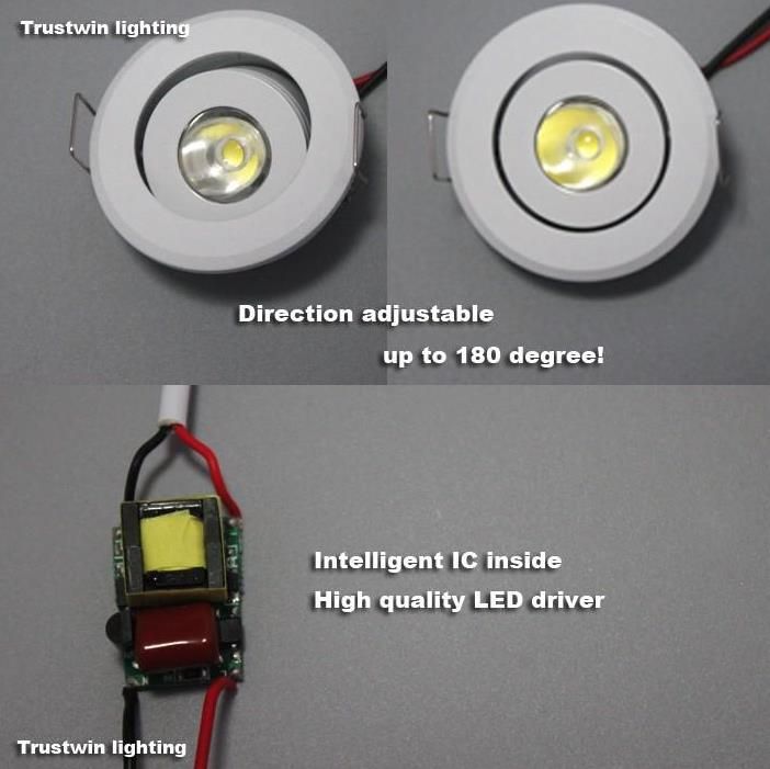 LED Downlight 110/220V Dimmable Spot Light Recessed Round