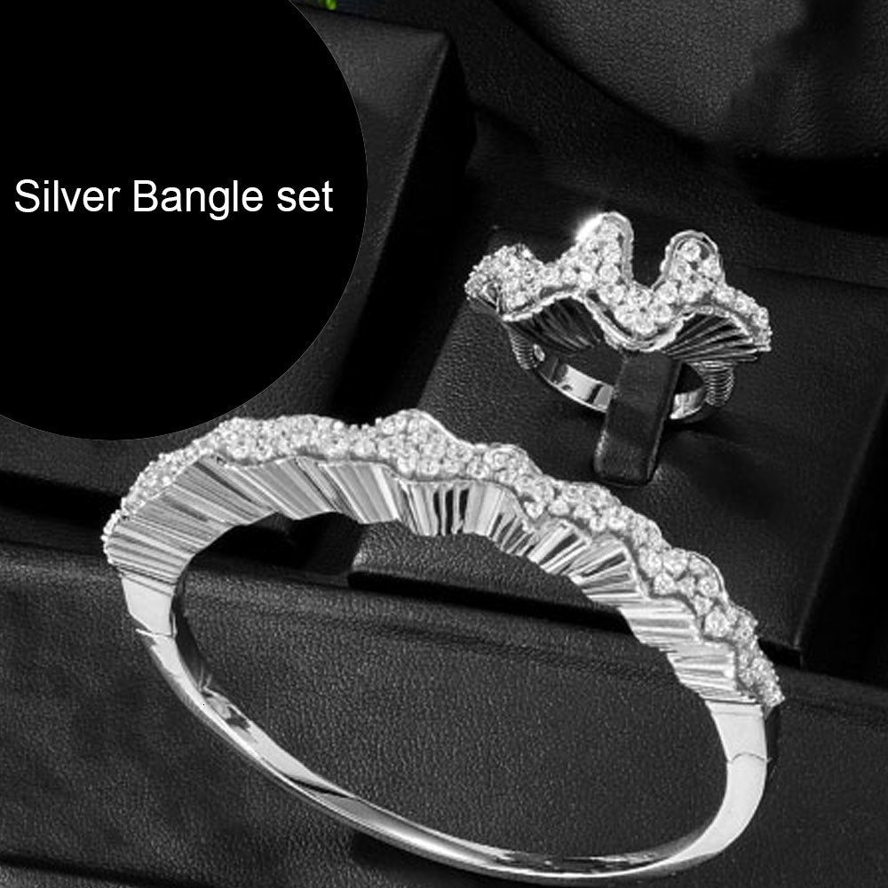 Silver Bangle Set