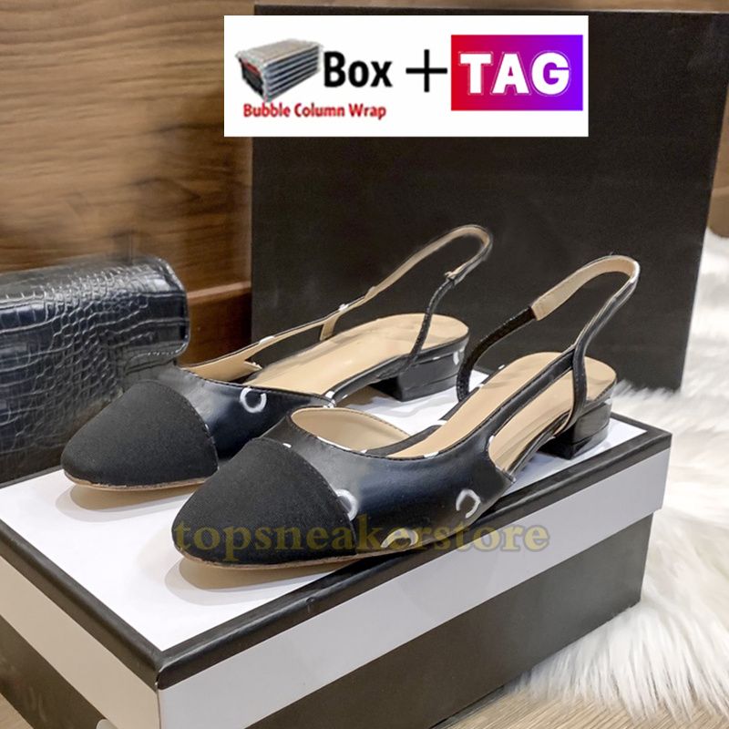 07 Black Slingback 2cm talon