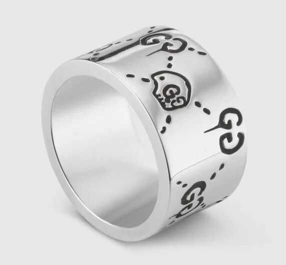 Sterling Silver Skull Ring (9mm)