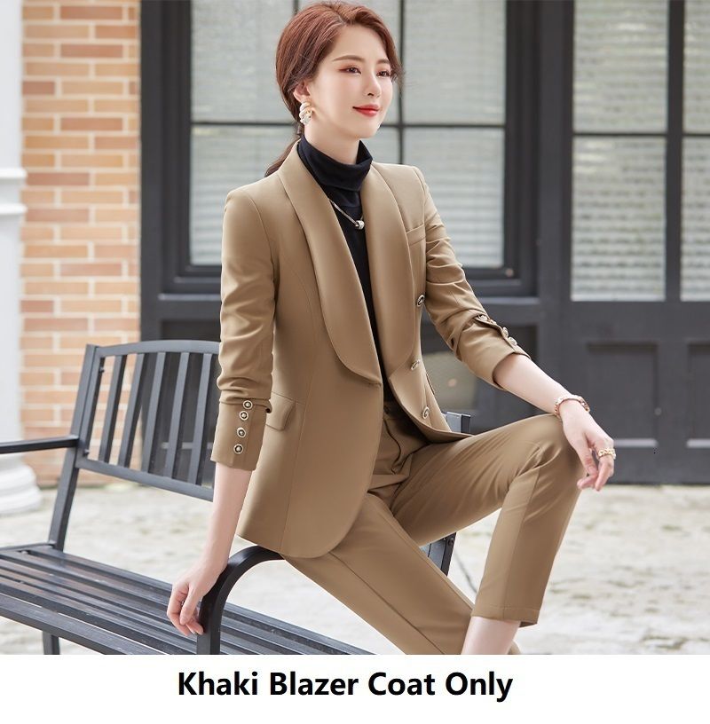 khaki blazercoat