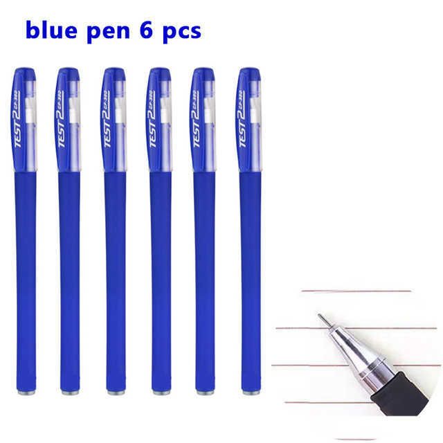 Blauwe pen-6pcs