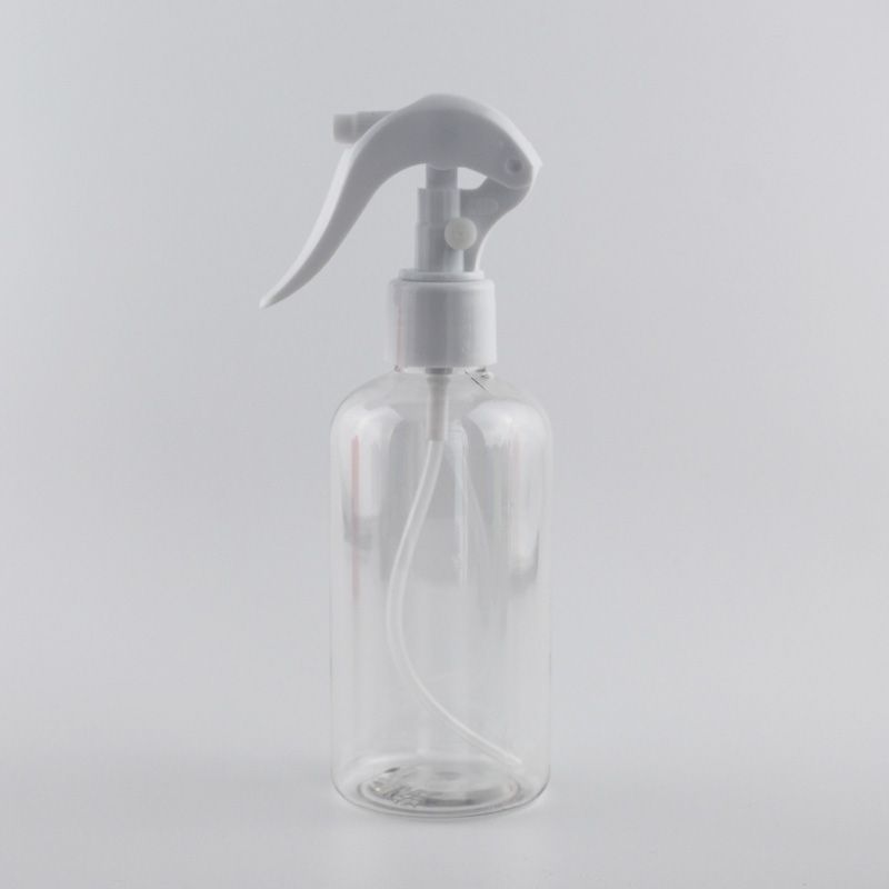 220ml Clear Bottle White Plastic (PET)