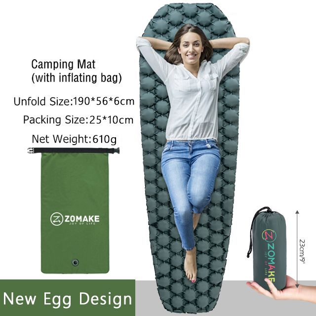 Green Mat with Bag-One Seat