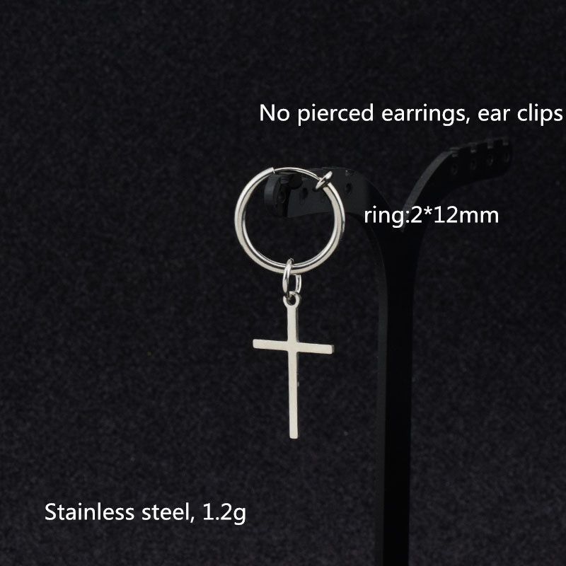 Clip d'oreille en acier 1pair3