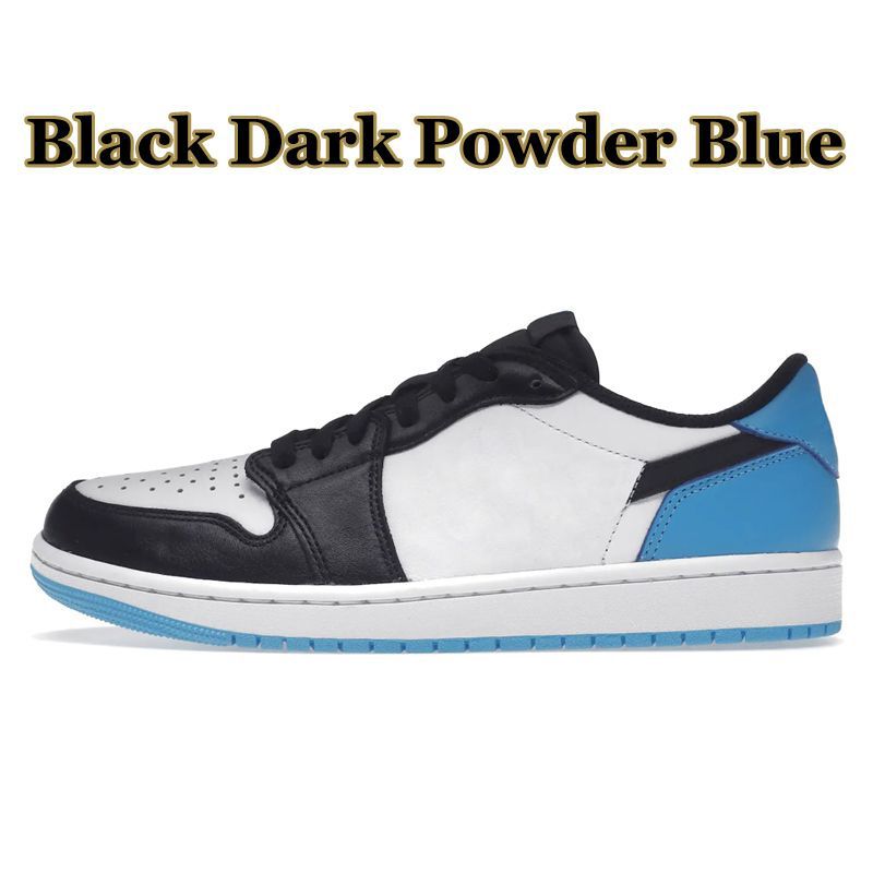 Black Dark Powder Blue