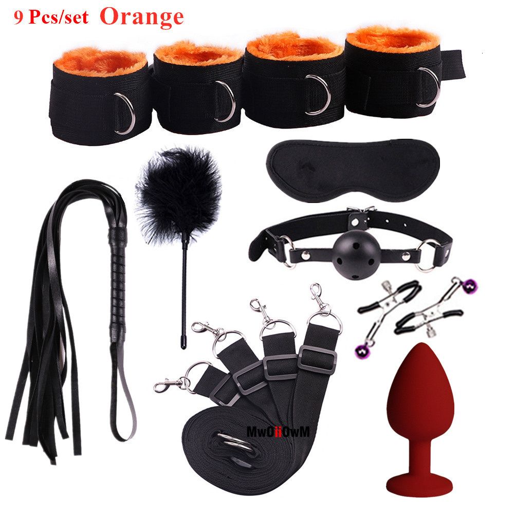 9 PCS-Set Orange.