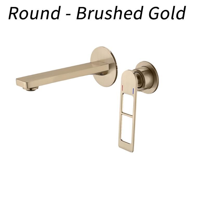 Round - Brushed Gold