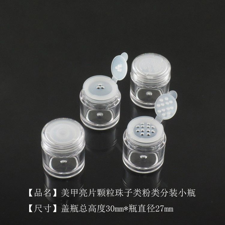 Ein Loch -Clear Cap 10pcs