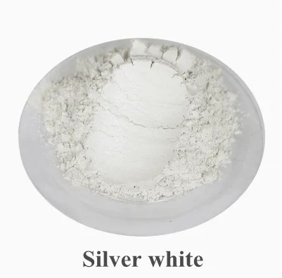 Silver white