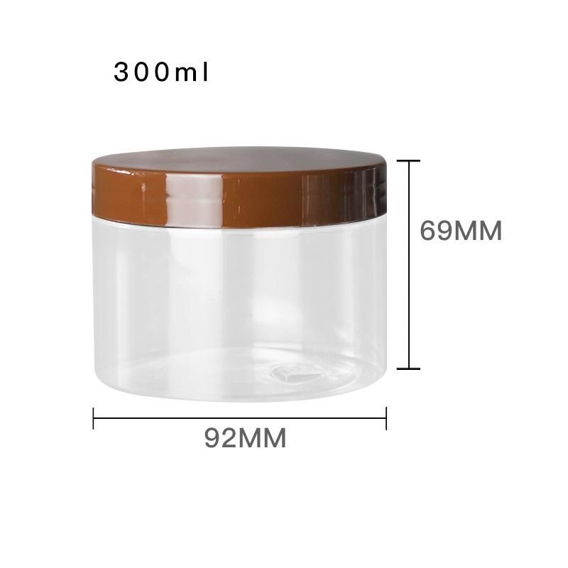 300G Brown Plastic Lid