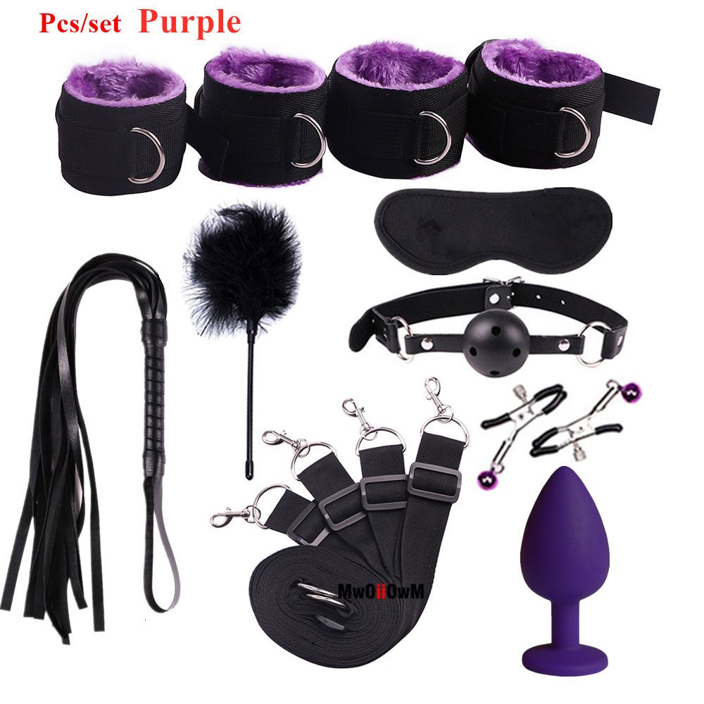 9 pcs-set roxo