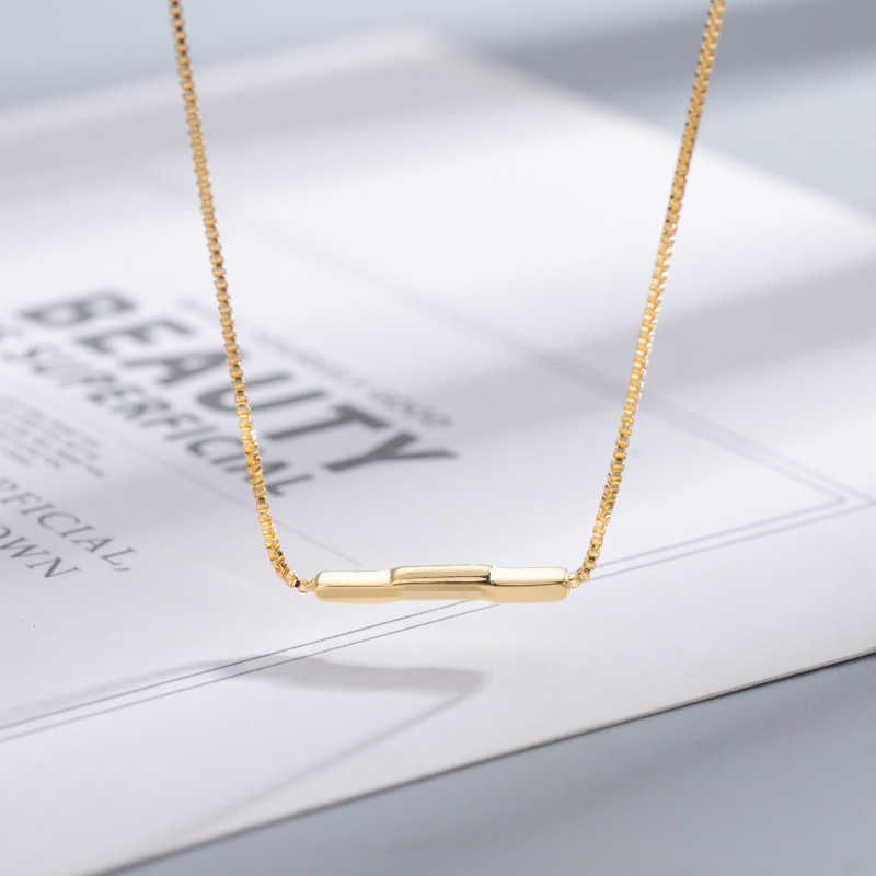 1 spiegel ketting (goud)